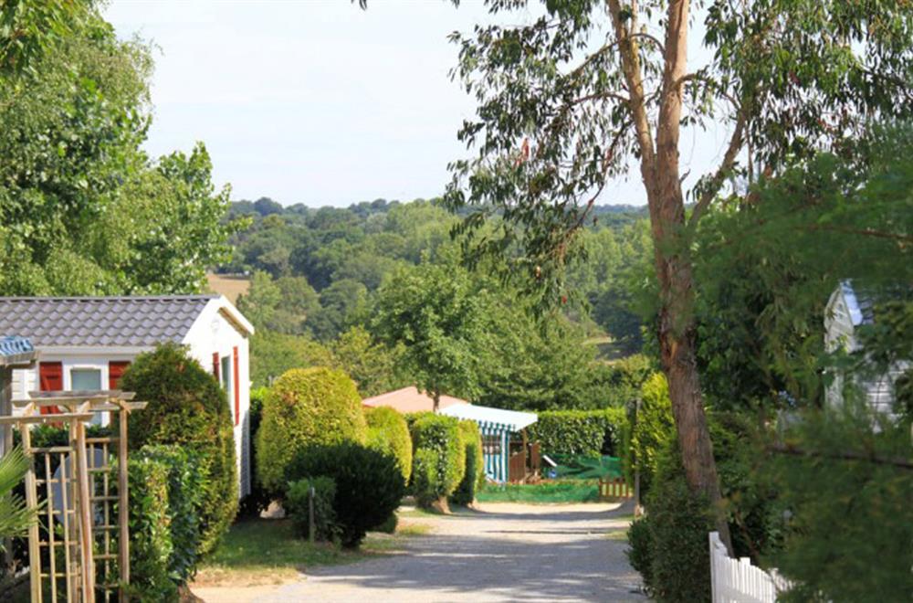 Alleys of the Port Chéri campsite in Pornic